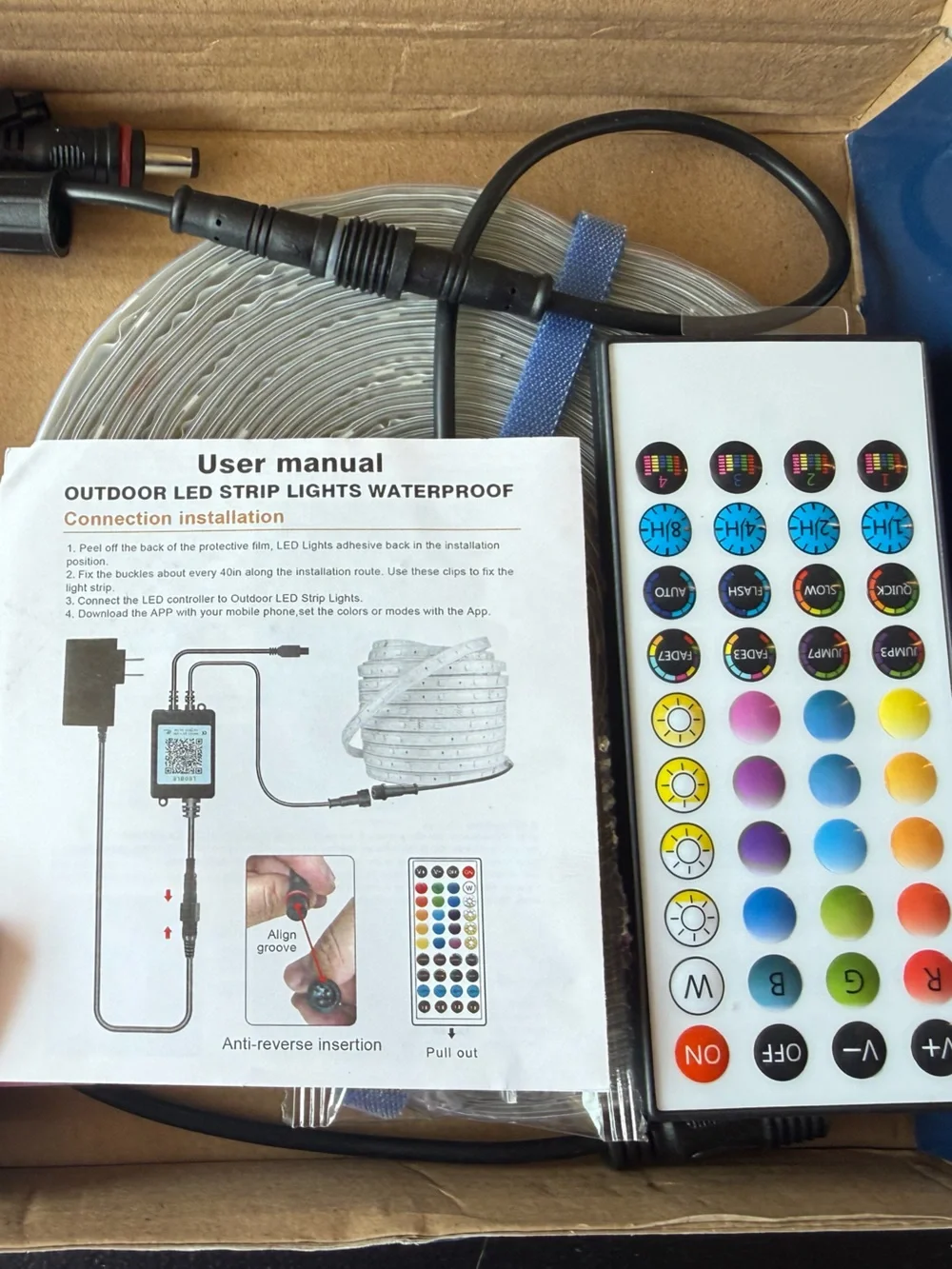 Outdoor LED Strip Lights Waterproof - Multi-Color